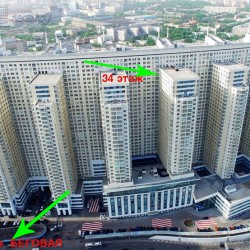 2-х комнатная  у метро  Беговая